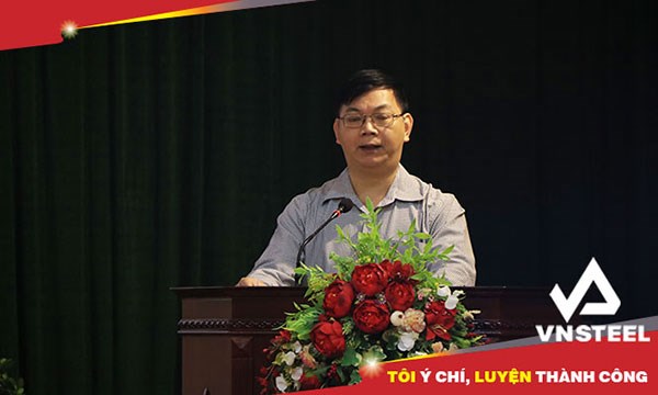 Ông Lê Song Lai - Chủ tịch Hội đồng Quản trị Tổng Công ty phát biểu tại buổi lễ