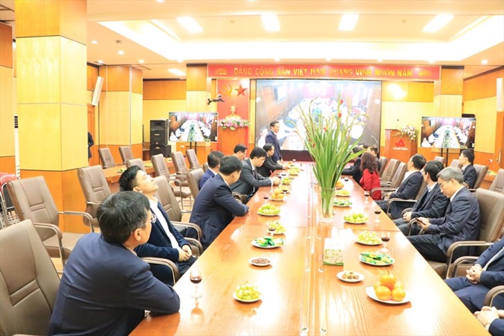 Bí thư Đảng uỷ Khối Doanh nghiệp Trung ương thăm, chúc tết cán bộ, nhân viên Tổng Công ty Thép Việt Nam-CTCP