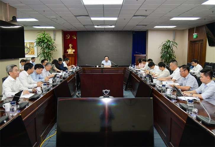 Chủ tịch Ủy ban Nguyễn Hoàng Anh làm việc với các đơn vị liên quan, đẩy nhanh tiến độ xử lý dứt điểm Dự án TISCO 2
