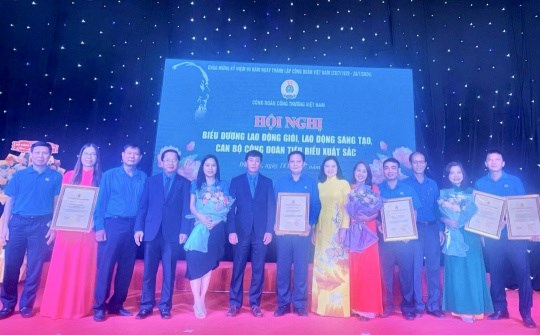 8 cá nhân và tập thể thuộc Công đoàn TCT Thép Việt Nam - CTCP được Công đoàn Công Thương Việt Nam khen thưởng