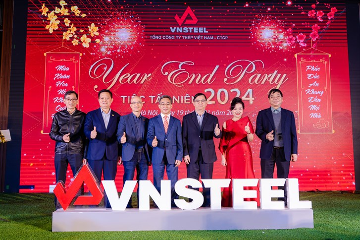 Gala Tất niên 2024: VNSTEEL chào xuân mới, đón thành công tới