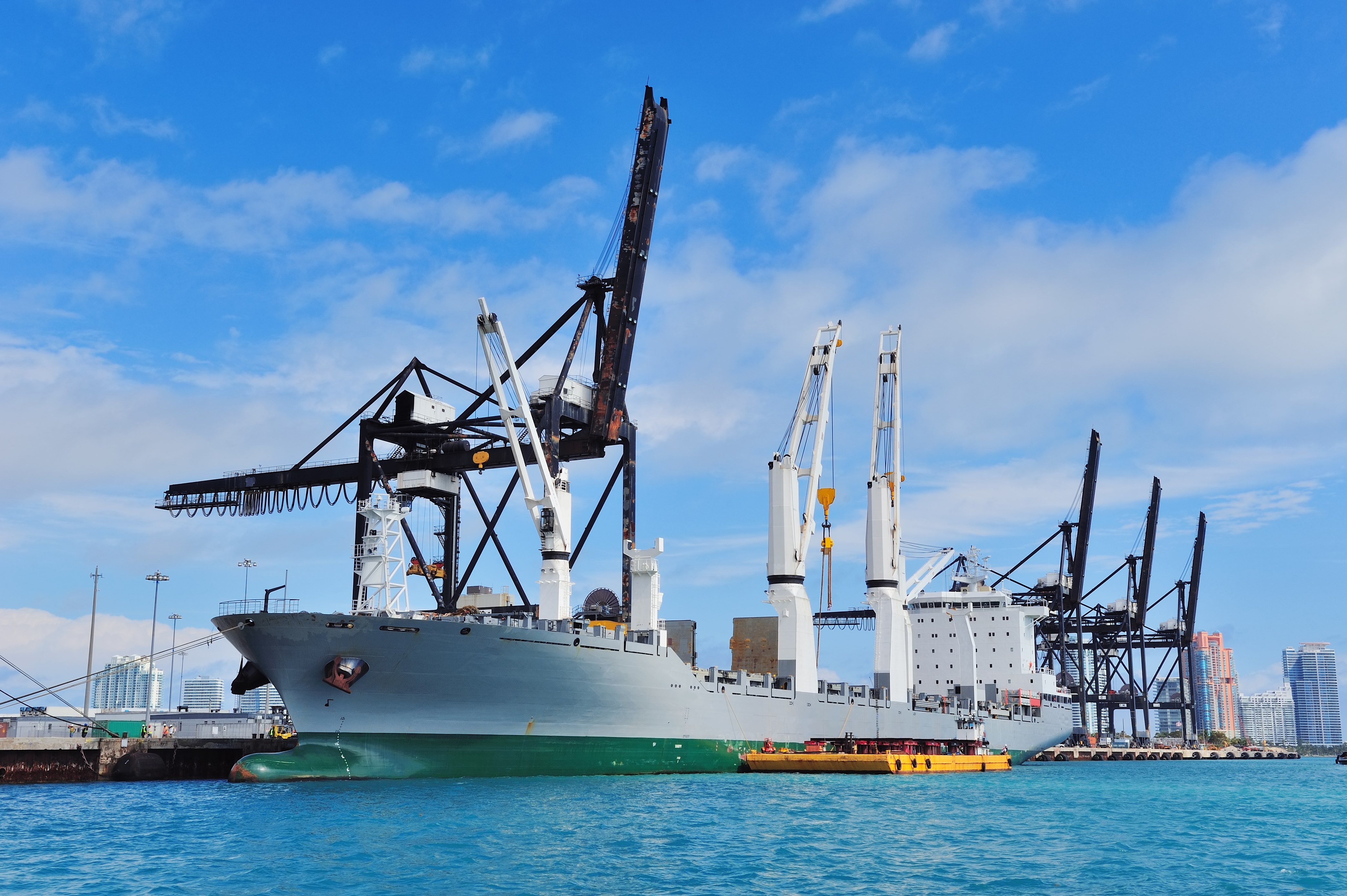 cargo-ship-miami-harbor