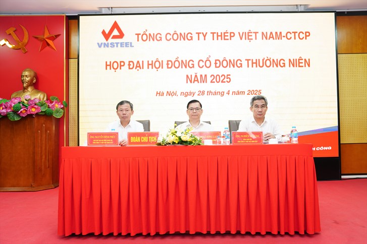 Đại hội đồng cổ đông thường niên VNSTEEL 2025 : Tự tin vượt thách thức - Đổi mới để phát triển