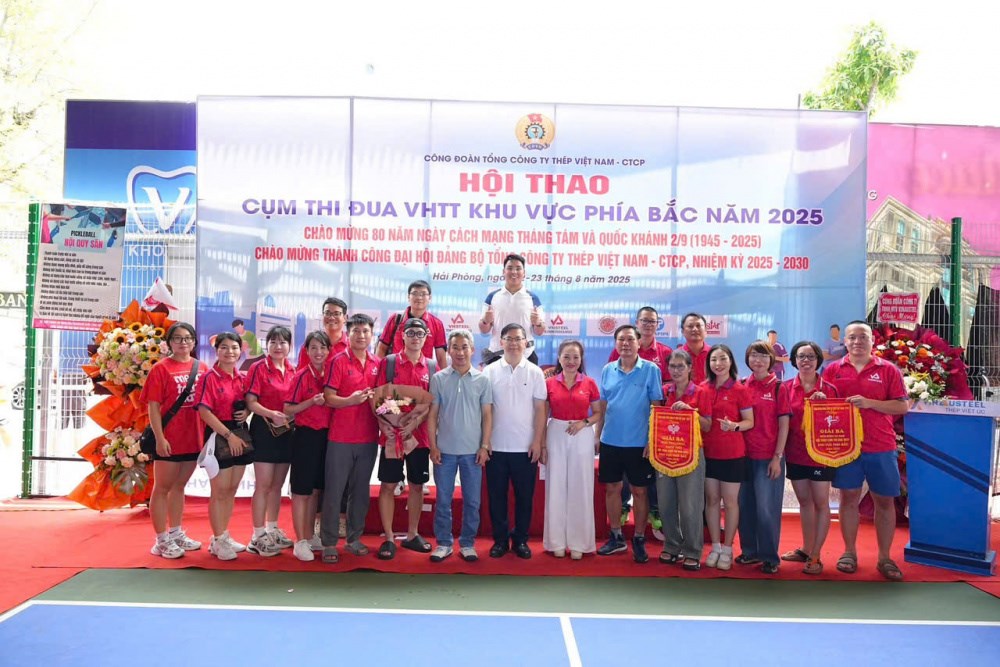 cong-doan-tong-cong-ty-thep-viet-nam-to-chuc-hoi-thao-cum-thi-dua-van-hoa---the-thao-khu-vuc-phia-bac-2025_68ad468b6e93e
