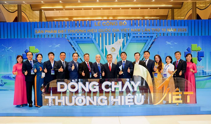 Nhiều thương hiệu trong hệ thống VNSTEEL tiếp tục được vinh danh Thương hiệu quốc gia Việt Nam 2026