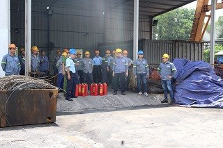 Thép Việt - Sing: Tập huấn phòng cháy chữa cháy