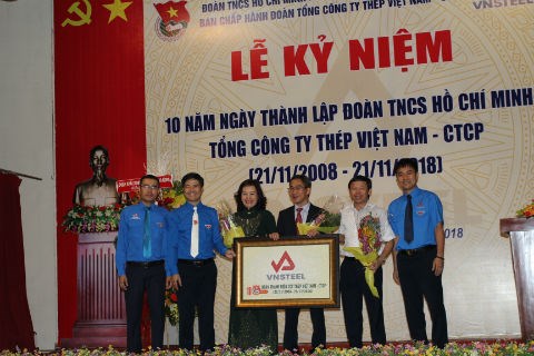 Kỷ niệm 10 năm ngày thành lập Đoàn Thanh niên Tổng công ty Thép Việt Nam