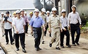 Bộ trưởng Bộ Công Thương thăm Nhà máy Gang thép Lào Cai