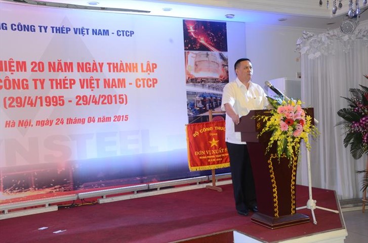 VNSTEEL: Lễ kỷ niệm 20 năm ngày thành lập Tổng Công Ty Thép Việt Nam – CTCP