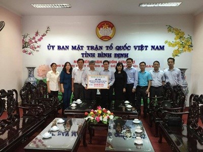 VNSTEEL ủng hộ 700 triệu đồng giúp người dân các tỉnh  Bình Định - Phú Yên - Khánh Hòa khắc phục thiệt hại sau cơn  bão số 12