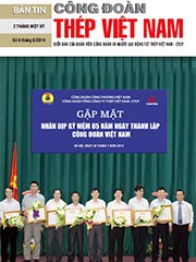 Bản tin Công Đoàn Thép Việt Nam số 6 tháng 8/2014