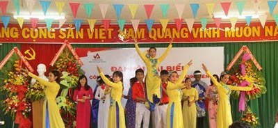 Đại hội Công đoàn cơ sở chào mừng Đảng Bộ Tổng công ty Thép Việt Nam 10 năm phát triển