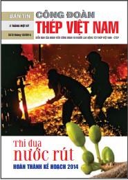 Bản tin Công Đoàn Thép Việt Nam số 8 tháng 12/2014