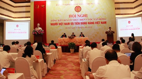 Đảng ủy Khối Doanh nghiệp Trung ương: Tổng kết 10 năm thực hiện Cuộc vận động "Người Việt Nam ưu tiên dùng hàng Việt Nam"